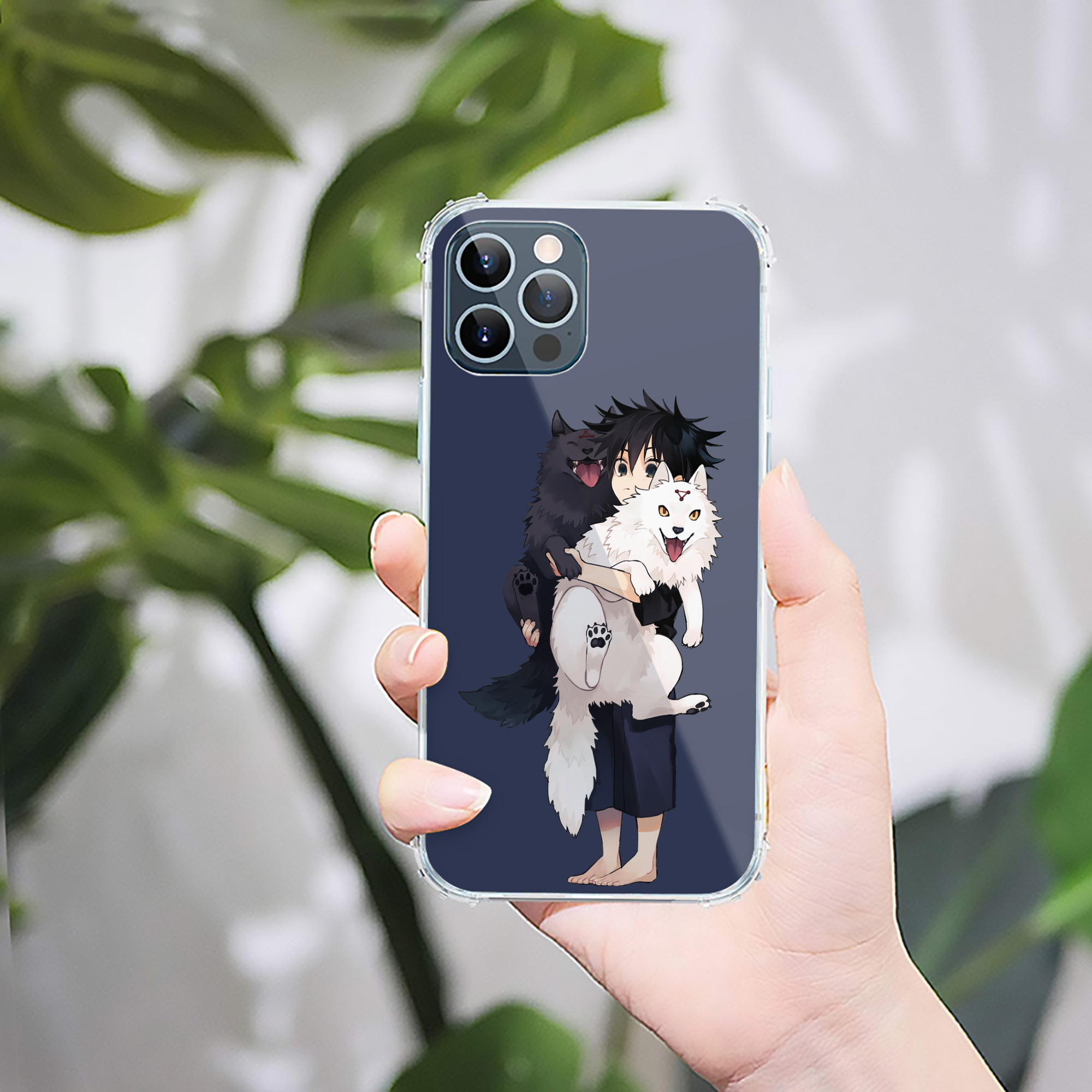 （画像用） 呪術廻戦 Jujutsu Kaisen 【iPhone 12シリーズ対応】透明スマホケース（クリアソフトケース）